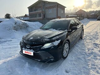 2020 Toyota Camry VIII (XV70), чёрный, 3500000 рублей, вид 4