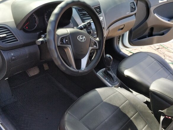 2015 Hyundai Solaris I Рестайлинг, белый - вид 8
