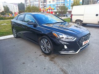 2018 Hyundai Sonata VII (LF) Рестайлинг, чёрный, 1600000 рублей, вид 1