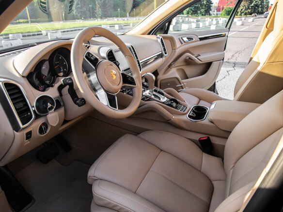 2017 Porsche Cayenne Diesel II Рестайлинг (958), коричневый - вид 10