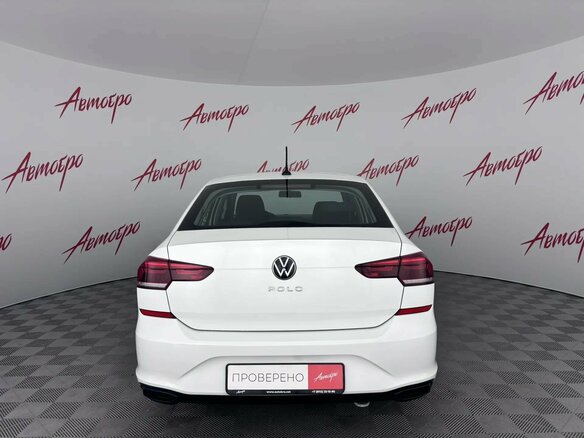 2021 Volkswagen Polo VI, белый - вид 3