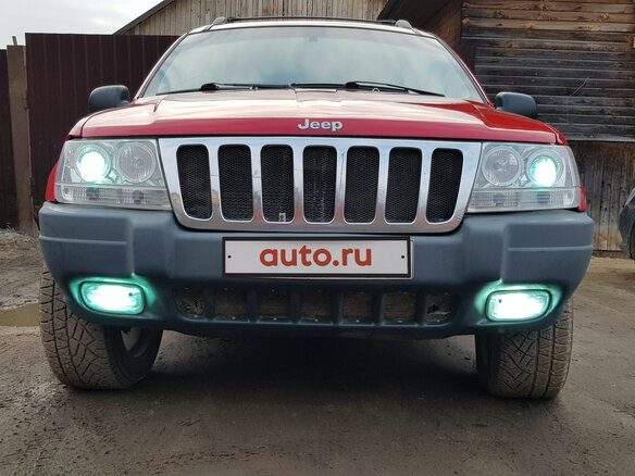1998 Jeep Grand Cherokee II (WJ), красный