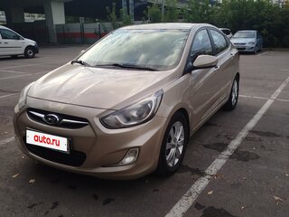 2012 Hyundai Solaris I, бежевый, 865000 рублей, вид 1