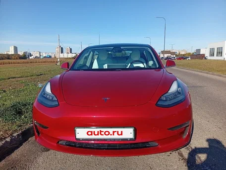 2018 Tesla Model 3 Performance I, красный, 1400000 рублей, вид 1