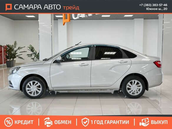 2016 Lada (ВАЗ) Vesta I, серебристый - вид 5