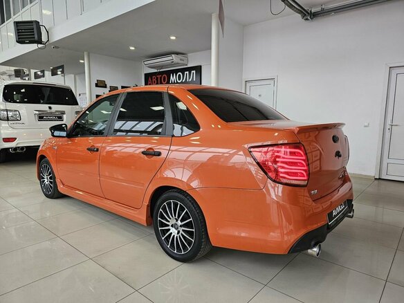 2017 Lada (ВАЗ) Granta Sport I, оранжевый, 989000 рублей - вид 5