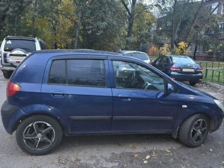 2008 Hyundai Getz I Рестайлинг, синий, 370000 рублей, вид 4