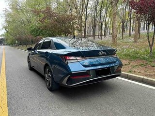 2023 Hyundai Elantra VII (CN7) Рестайлинг, синий, 1460000 рублей, вид 4