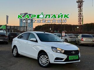 2017 Lada (ВАЗ) Vesta I, белый, 730000 рублей, вид 1