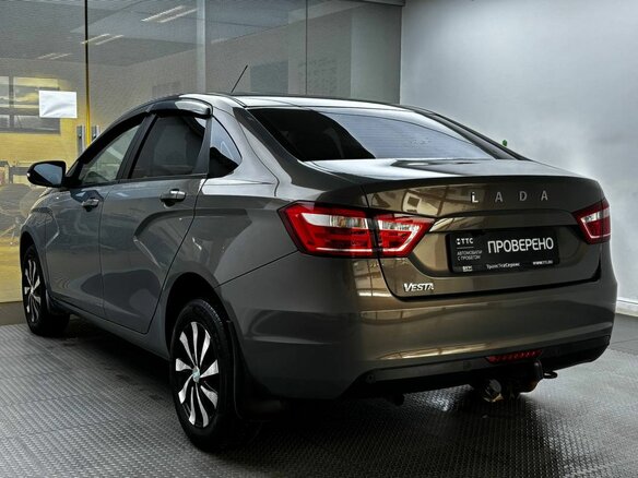2021 Lada (ВАЗ) Vesta I, серый, 990000 рублей - вид 6