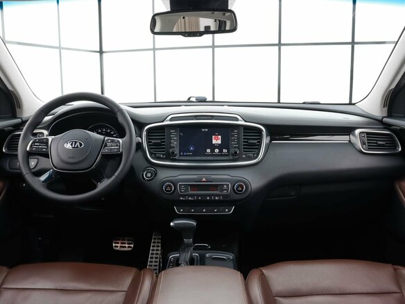 2018 Kia Sorento III Prime Рестайлинг, коричневый, 3150000 рублей - вид 8