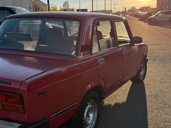 1995 Lada (ВАЗ) 2107, красный, 78000 рублей - вид 2
