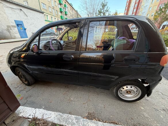 2012 Daewoo Matiz I Рестайлинг, чёрный, 220000 рублей - вид 3