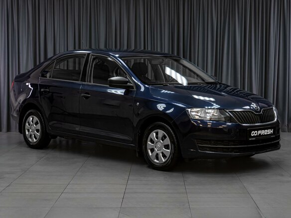 2017 Skoda Rapid I, синий, 1037000 рублей
