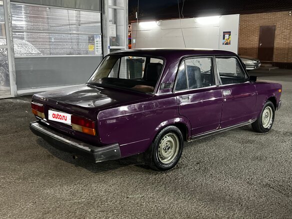 2002 Lada (ВАЗ) 2107, фиолетовый, 100000 рублей - вид 2
