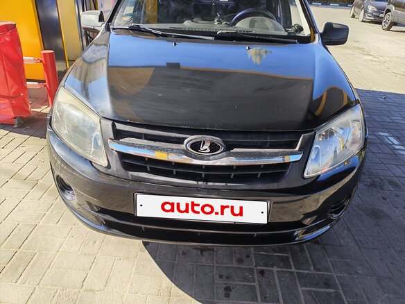 2014 Lada (ВАЗ) Granta I, чёрный, 360000 рублей