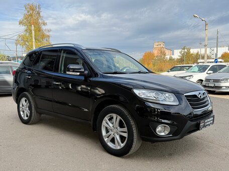 2011 Hyundai Santa Fe II Рестайлинг, чёрный, 1325000 рублей, вид 4