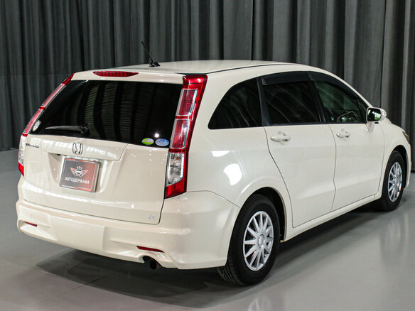 2009 Honda Stream II Рестайлинг, белый, 1220000 рублей - вид 8