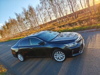 2015 Toyota Camry VII (XV50) Рестайлинг, чёрный, 1850000 рублей, вид 5