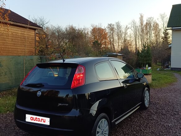 2007 Fiat Punto III Grande Punto, чёрный, 255000 рублей - вид 4
