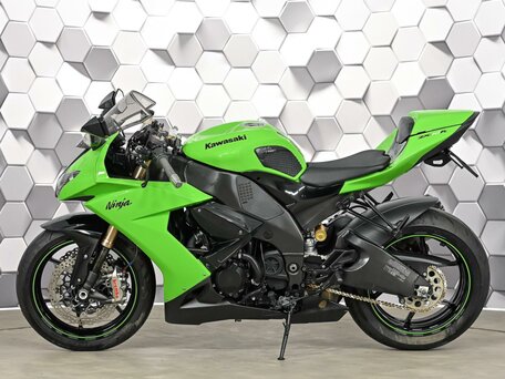 2008 Kawasaki ZX-10R Ninja, зелёный, 769000 рублей, вид 4