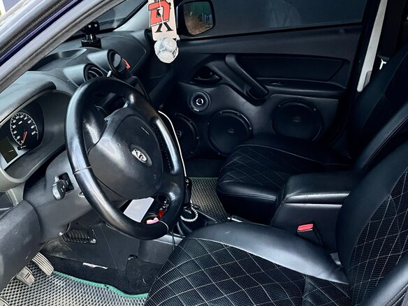 2012 Lada (ВАЗ) Granta I, синий, 235000 рублей - вид 6