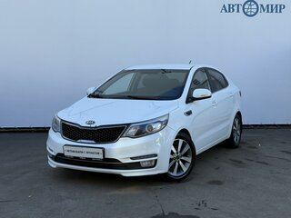2015 Kia Rio III Рестайлинг, белый, 1090000 рублей, вид 1