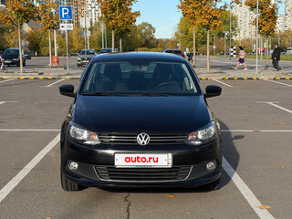 2012 Volkswagen Polo V, чёрный, 945000 рублей, вид 1