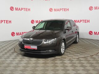 2013 Skoda Superb DSG II Рестайлинг, коричневый, 1080000 рублей, вид 1