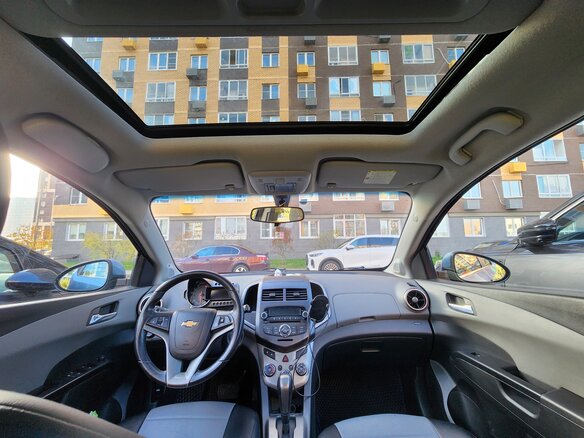 2012 Chevrolet Aveo II, голубой, 650000 рублей - вид 5
