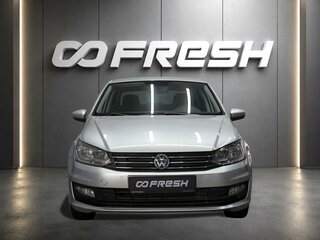2018 Volkswagen Polo V Рестайлинг, серебристый, 1330000 рублей, вид 3