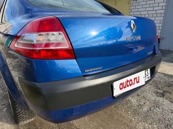 2007 Renault Megane II Рестайлинг, синий, 495000 рублей - вид 13