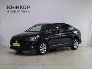 2020 Hyundai Solaris II, чёрный, 1419000 рублей, вид 1
