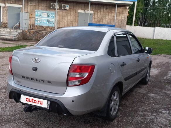 2012 Lada (ВАЗ) Granta I, серебристый, 450000 рублей - вид 7