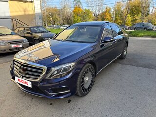 2014 Mercedes-Benz S-Класс 500 Long VI (W222, C217), синий, 2350000 рублей, вид 1
