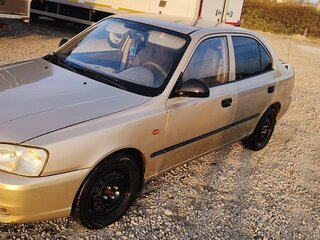 2005 Hyundai Accent ТагАЗ II, золотистый, 250000 рублей, вид 3