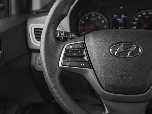2021 Hyundai Solaris II Рестайлинг, синий, 1499000 рублей - вид 11