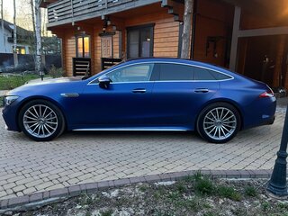 2019 Mercedes-Benz AMG GT 4-Door Coupe 43 I, синий, 6300000 рублей, вид 3