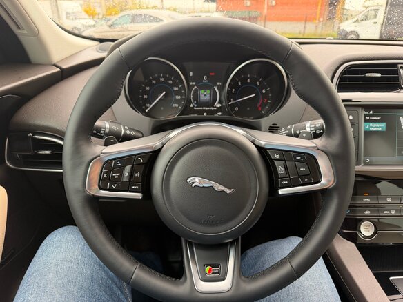 2017 Jaguar F-Pace I, синий - вид 18