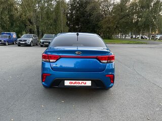 2017 Kia Rio IV, синий, 1100000 рублей, вид 4