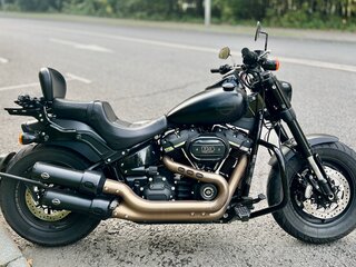 2020 Harley-Davidson Fat Bob, чёрный, 1800000 рублей, вид 4