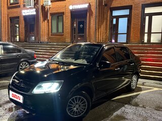 2013 Lada (ВАЗ) Granta I, чёрный, 450000 рублей, вид 4