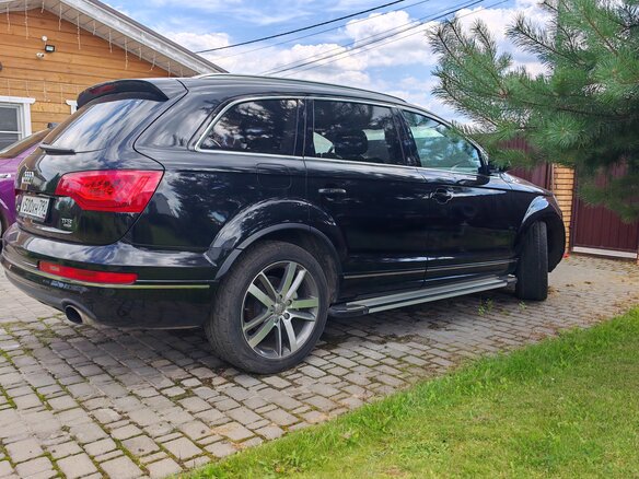 2012 Audi Q7 I (4L) Рестайлинг, чёрный, 1650000 рублей - вид 2