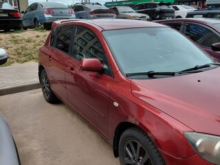 2008 Mazda 3 I (BK) Рестайлинг, красный, 495000 рублей, вид 3
