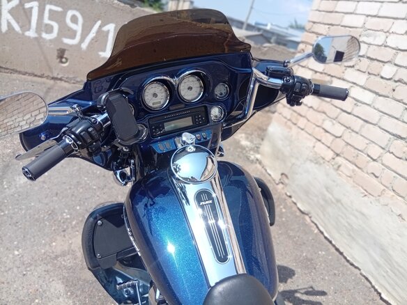2012 Harley-Davidson Street Glide, синий, 1100000 рублей - вид 13