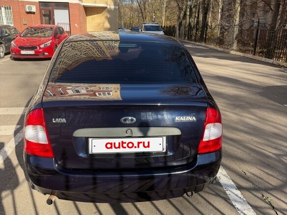 2008 Lada (ВАЗ) Kalina I, синий, 410000 рублей - вид 7