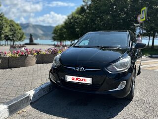 2011 Hyundai Solaris I, чёрный, 800000 рублей, вид 1