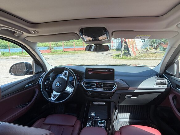 2021 BMW X3 30i xDrive III (G01) Рестайлинг, синий - вид 17