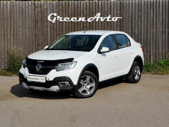 2019 Renault Logan Stepway II Рестайлинг, белый, 1060000 рублей
