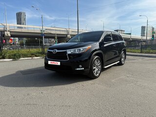 2014 Toyota Highlander III (XU50), чёрный, 2975000 рублей, вид 1